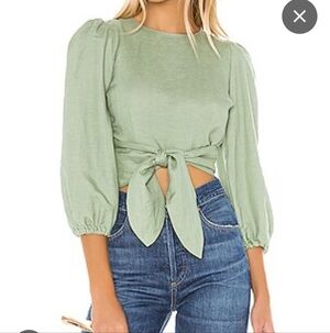 Capulet Anais Wrap Top in Leaf